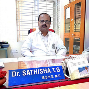 1. DR. SATHISHA T G , MBBS MD, Professor & HOD